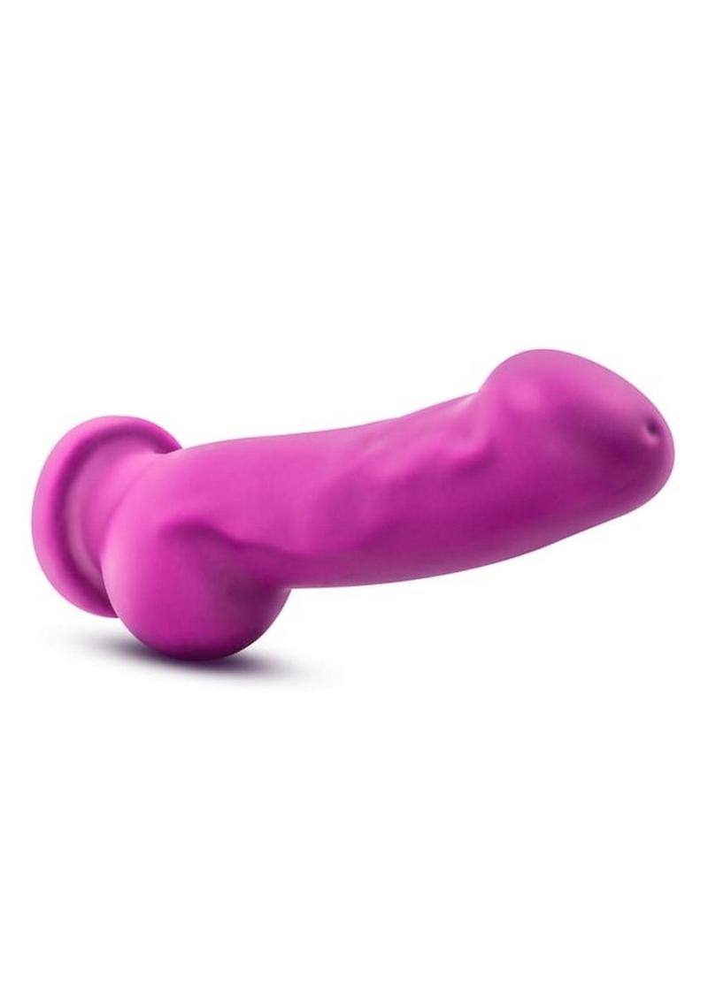 Avant D7 Ergo Silicone Dildo with Suction Cup 7.5in - Violet