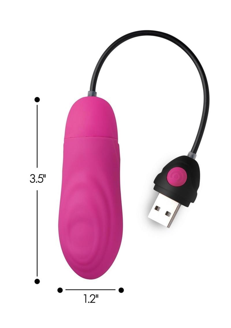 Bang! 7X Pulsing Rechargeable Silicone Bullet Vibrator