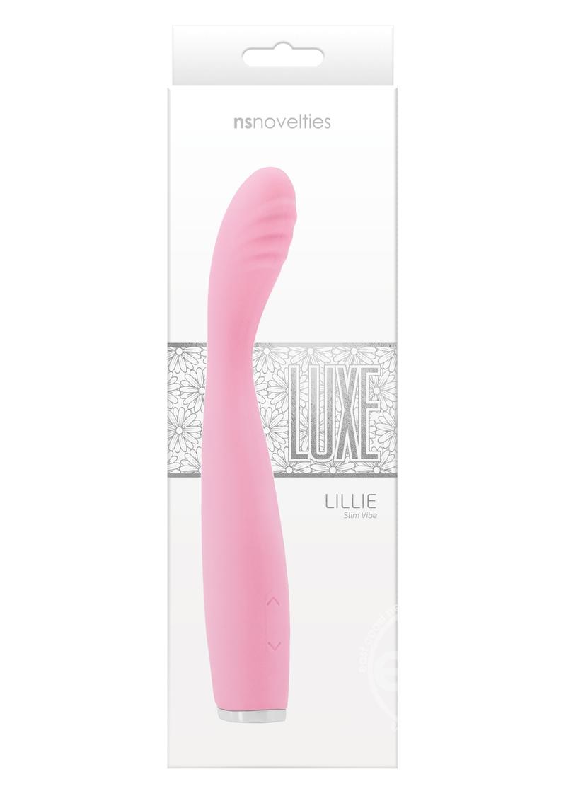 Luxe Lillie Silicone Rechargeable Vibrating Slim Wand Massager
