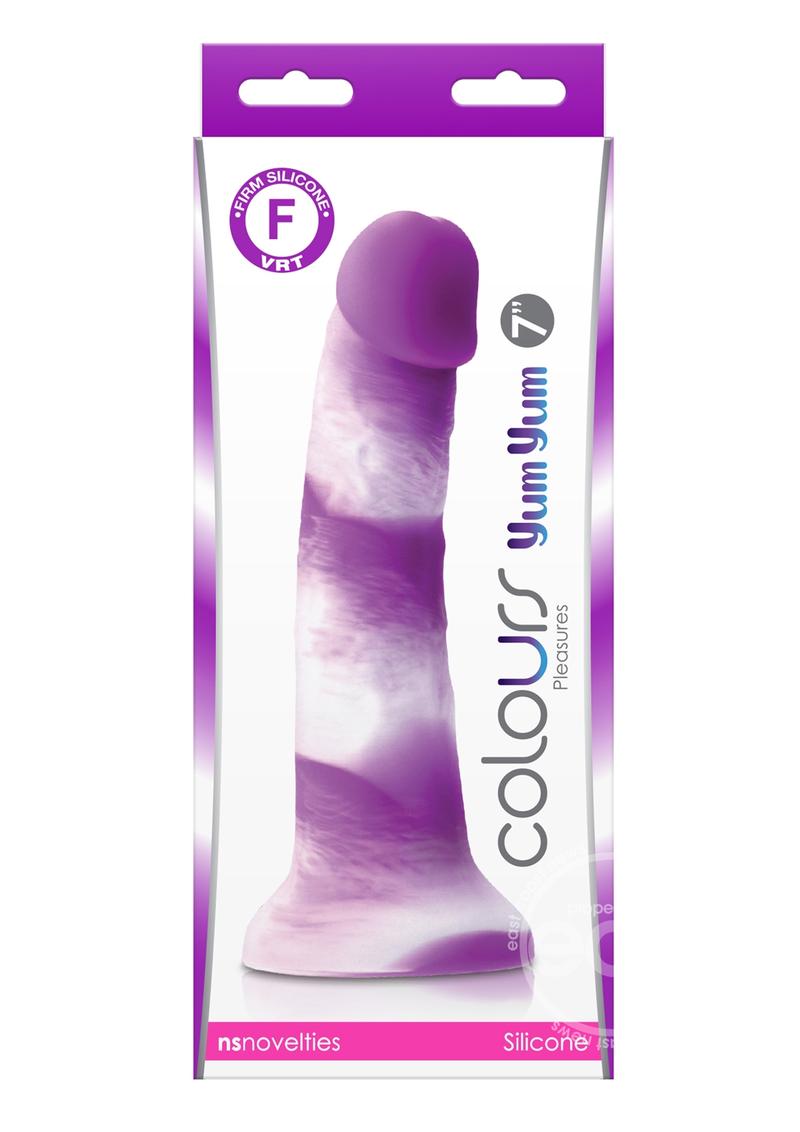 Colours Pleasures Yum Yum Silicone Dildo 7in