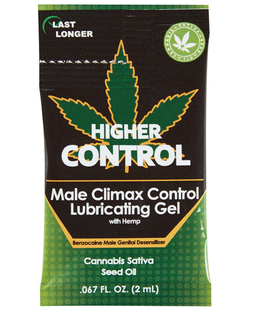 Higher Control Climax Control Gel for Men w/Hemp Seed Oil
