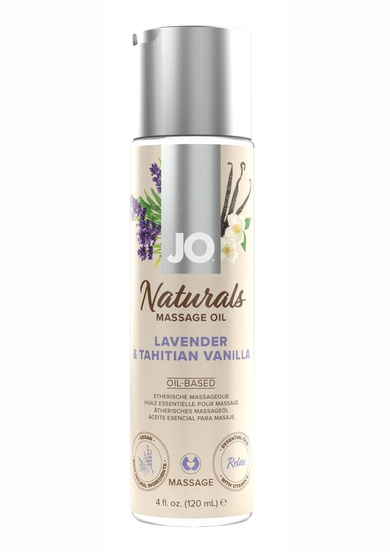 JO Naturals Massage Oil 4oz