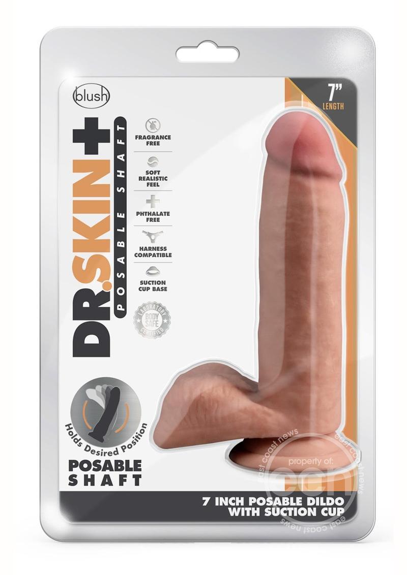 Dr. Skin Plus Posable Dildo 7in