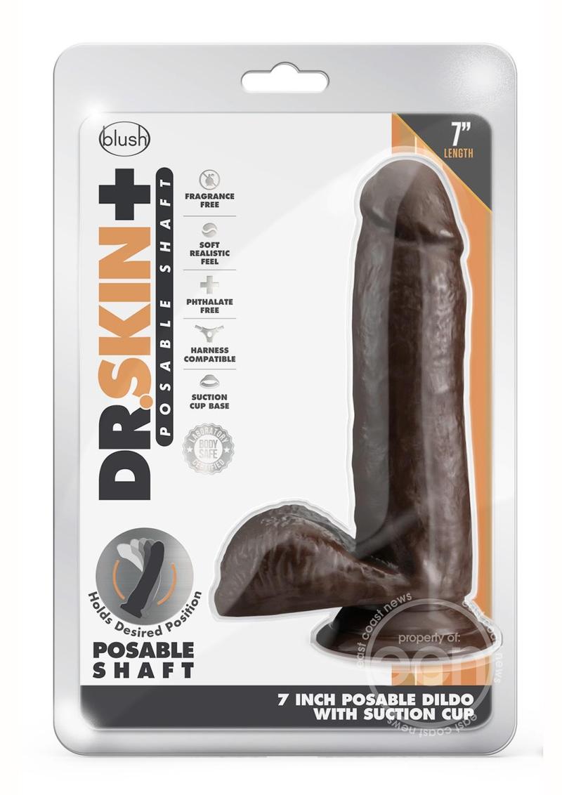 Dr. Skin Plus Posable Dildo 7in