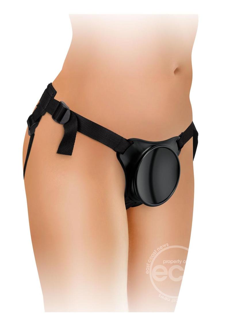 King Cock Elite Beginner's Body Dock Harness System - Black