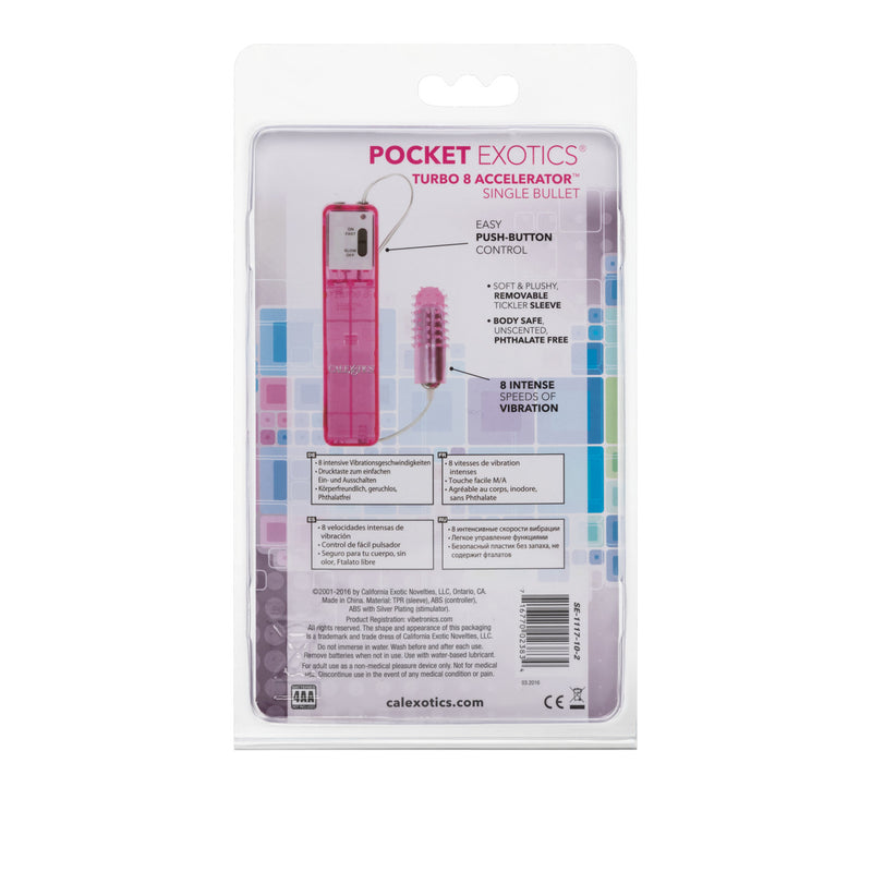 Pocket Exotics® Turbo 8 Accelerator™ Single Bullet