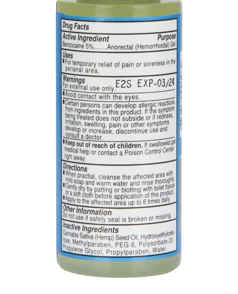 Butt Eze Desensitizing Lubricant w/Hemp Seed Oil