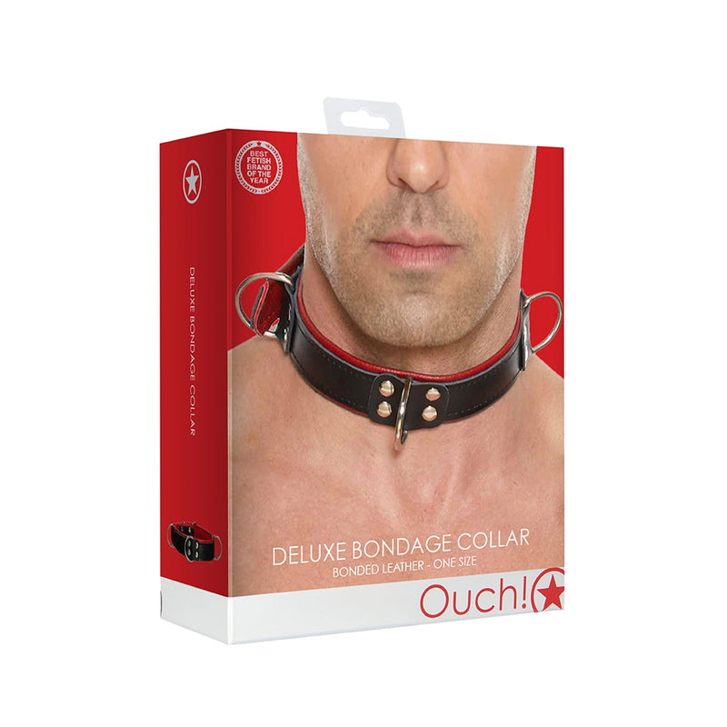Ouch! Deluxe Bondage Collar One Size