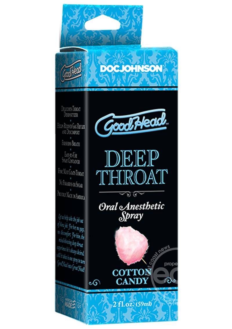GoodHead Deep Throat Oral Anesthetic Spray 2oz - The Lingerie Store