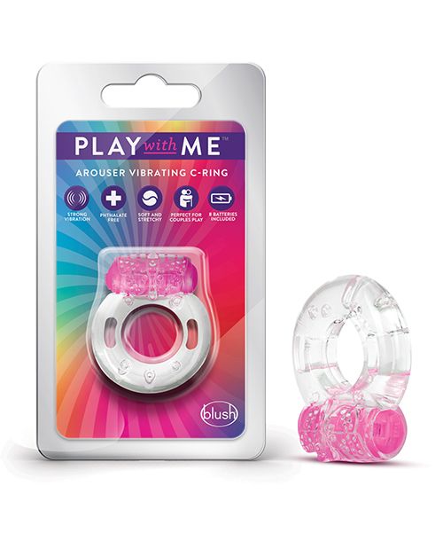 Blush Play with Me Arouser Vibrating C Ring