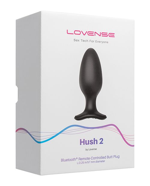 Lovense Hush 2 Butt Plug - Black