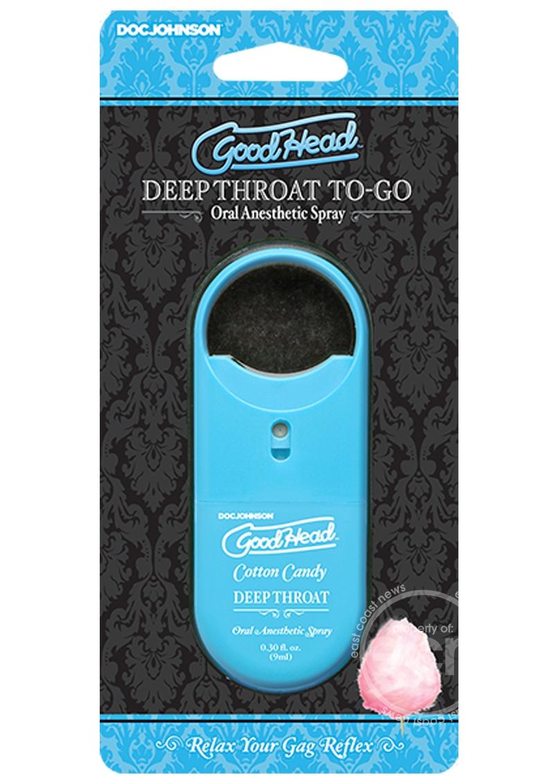 Goodhead Deep Throat To-Go Oral Anesthetic Spray .33oz - The Lingerie Store