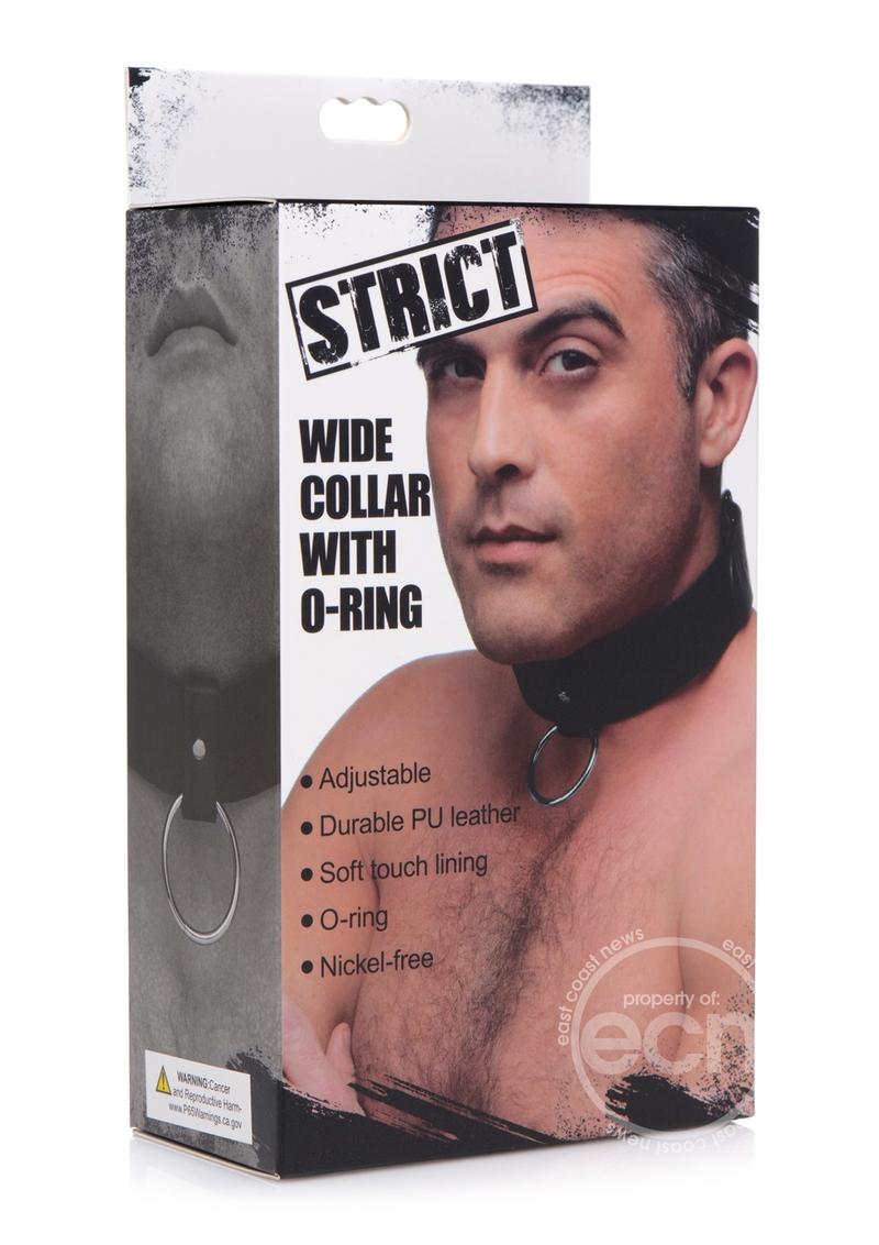 Strict Wide Collar With O-Ring - Black