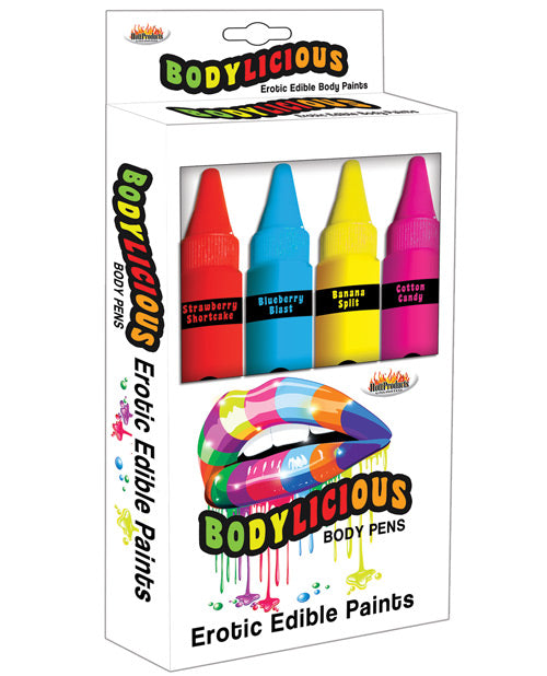 Bodylicious Edible Pens - Pack of 4