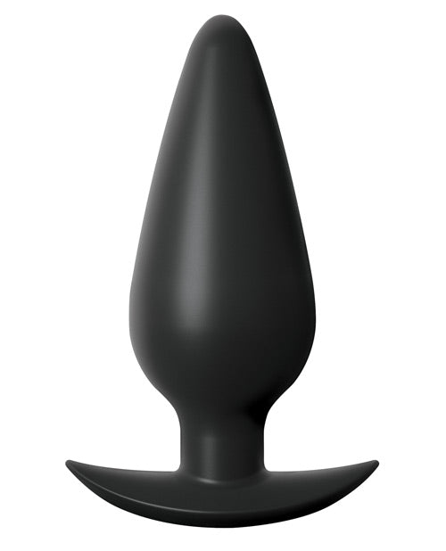 Anal Fantasy Elite Collection Weighted Silicone Plug Black