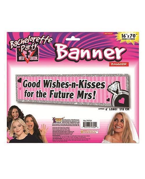 Bachelorette Outta Control Good Wishes Party Banner - Pink