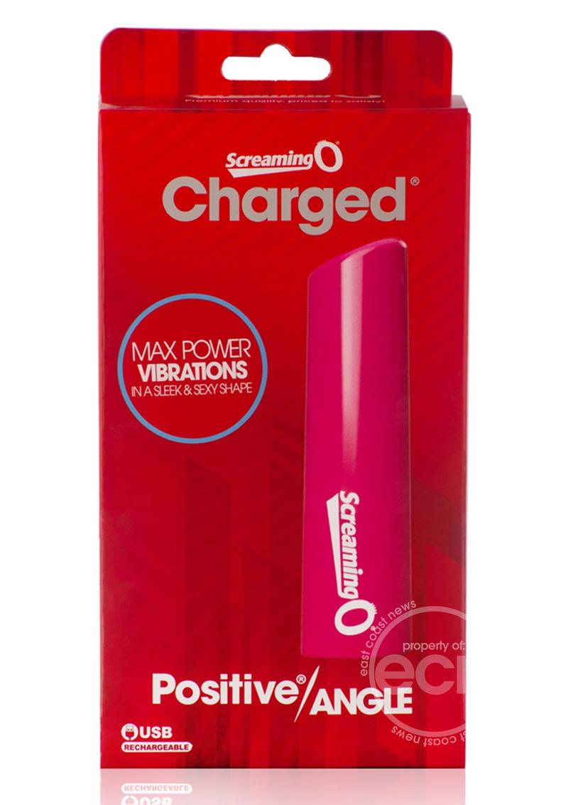 Charged Positive Angle USB Rechargeable Waterproof Multi Speed Vibrator