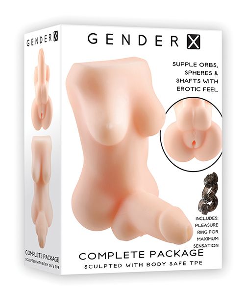Gender X Complete Package Multi Function Stroker - Light