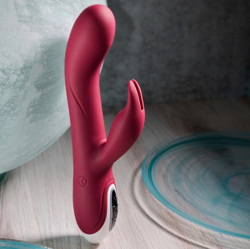 Inflatable Bunny Rechargeable Silicone Rabbit Vibrator