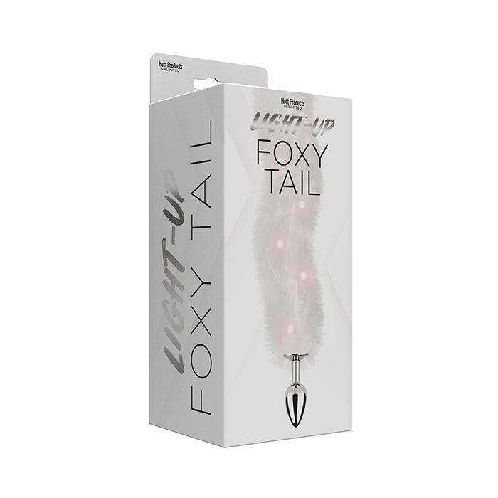 Foxy Tail Light Up Faux Fur Butt Plug