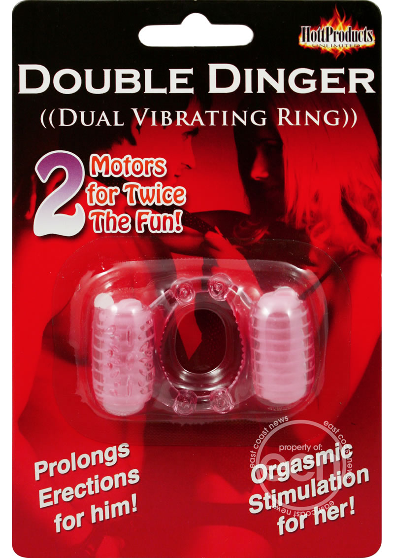 Humm Dinger Double Dinger Dual Vibrating Cock Ring