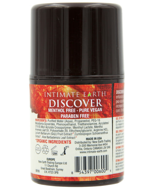 Intimate Earth Discover G-Spot Gel 30 ml - The Lingerie Store