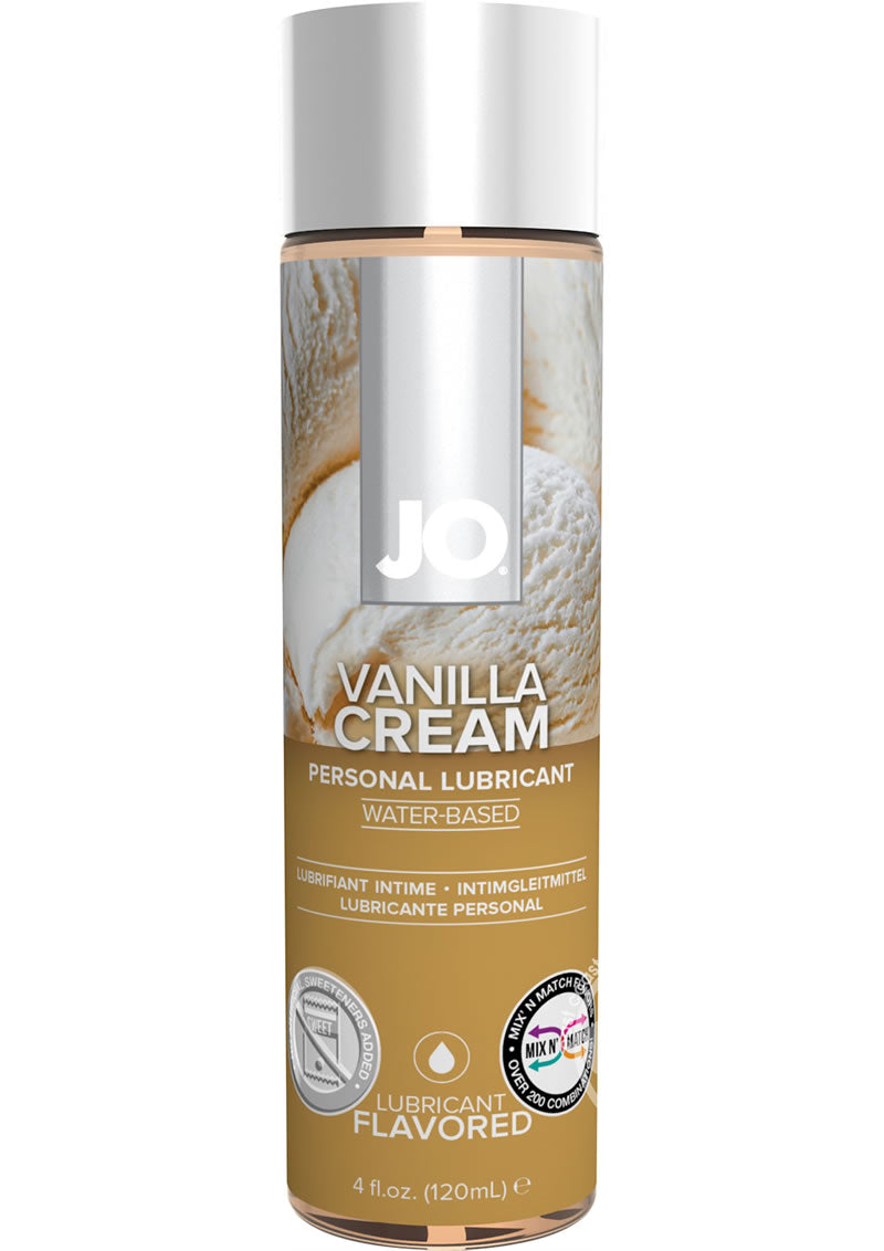JO H2O Water Based Flavored Lubricant Vanilla Cream - The Lingerie Store