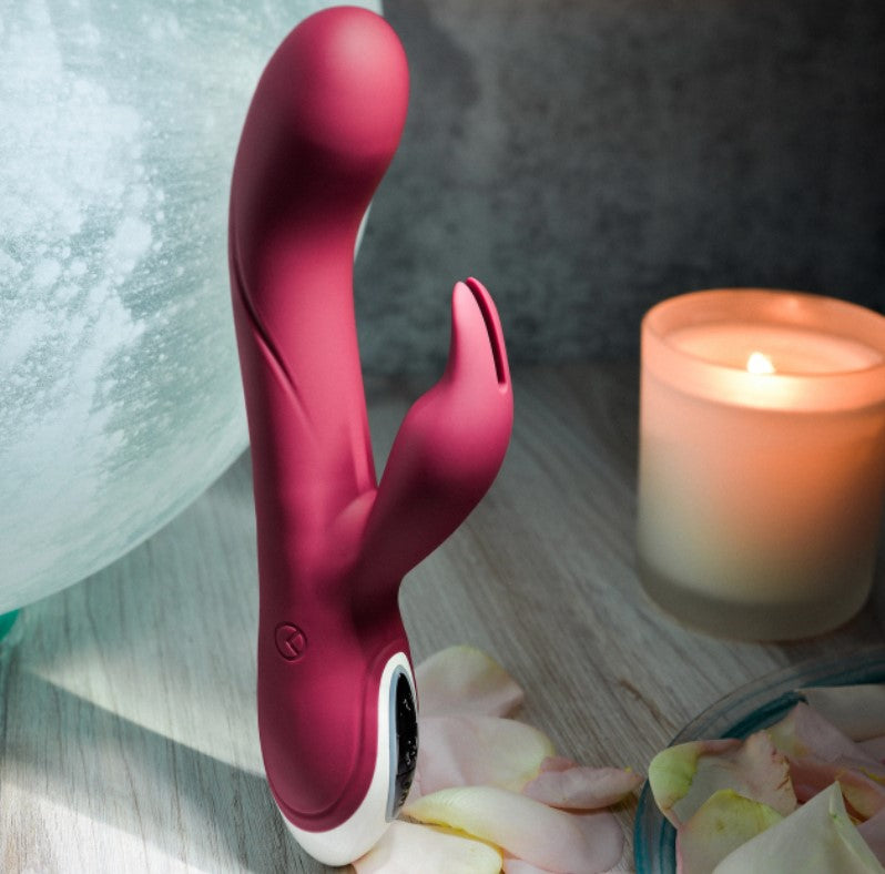 Inflatable Bunny Rechargeable Silicone Rabbit Vibrator