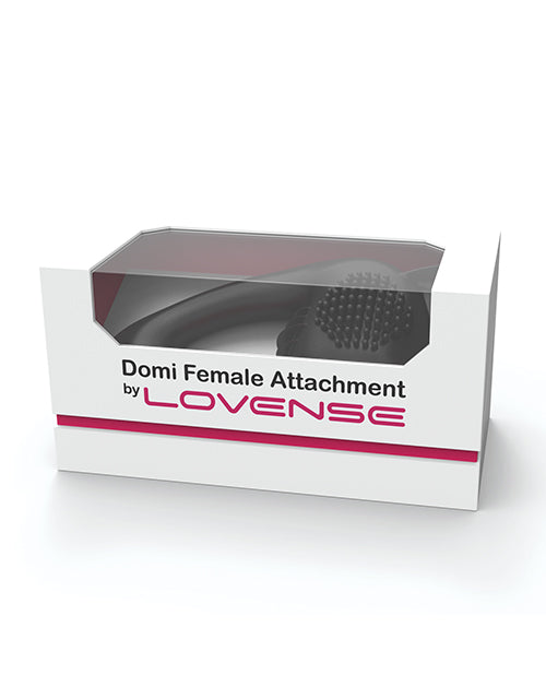Lovense Domi Flexible Rechargeable Mini Wand Attachment - Black