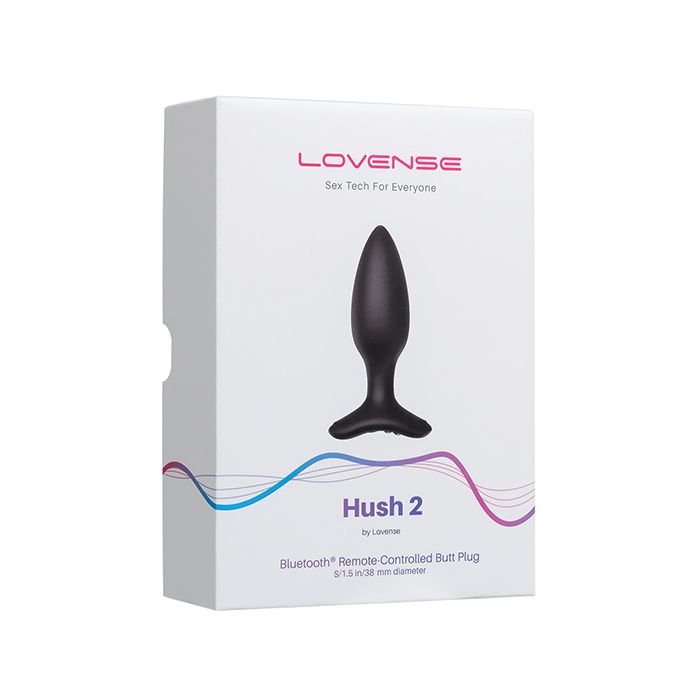 Lovense Hush 2 Butt Plug - Black