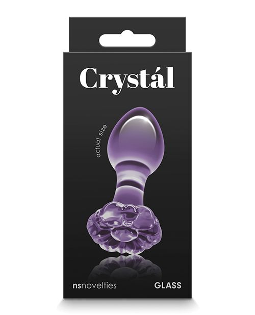 Crystal Flower Butt Plug