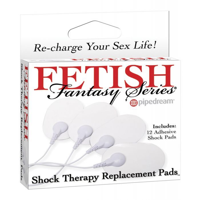 Fetish Fantasy Series Shock Therapy Replacement Pads - 12 pc