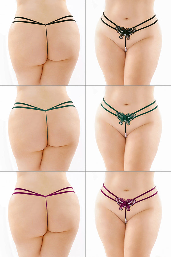 Zinnia Butterfly Pearl G-string