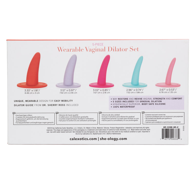 She-ology® 5-piece Wearable Vaginal Dilator Set