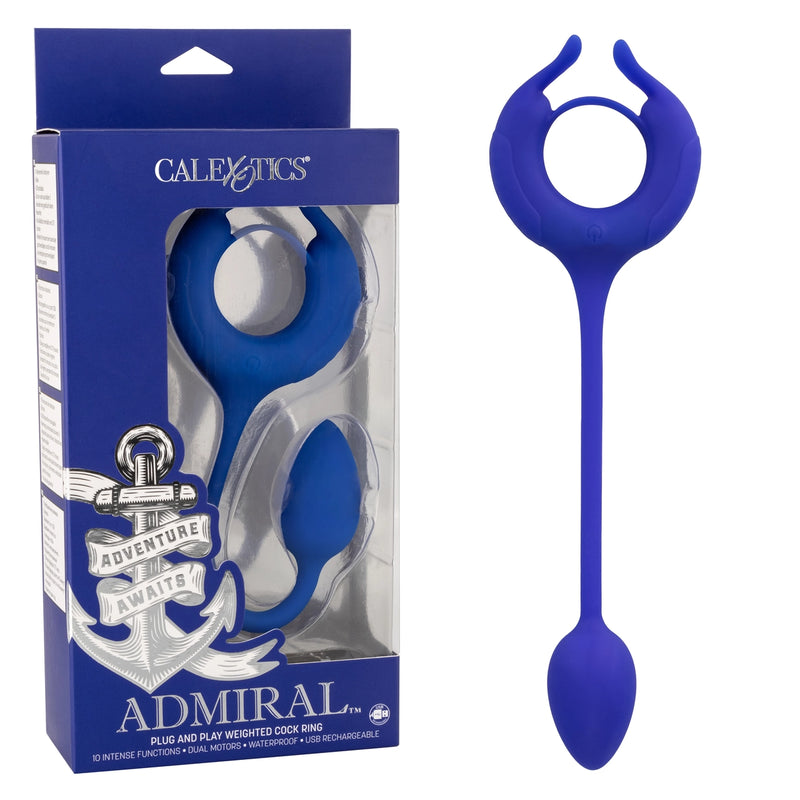 Admiral™ Plug and Play Weighted Cock Ring