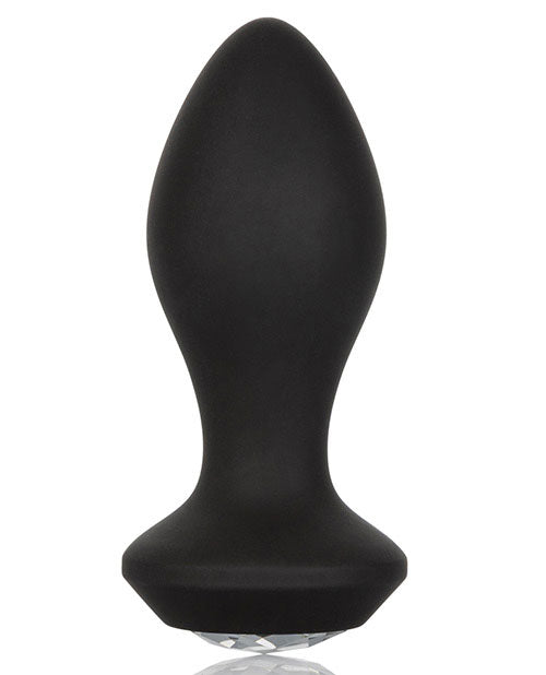 Power Gem Vibrating Crystal Probe Silicone Rechargeable Butt Plug