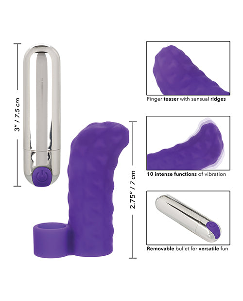 Intimate Play Rechargeable Finger Teaser - Purple