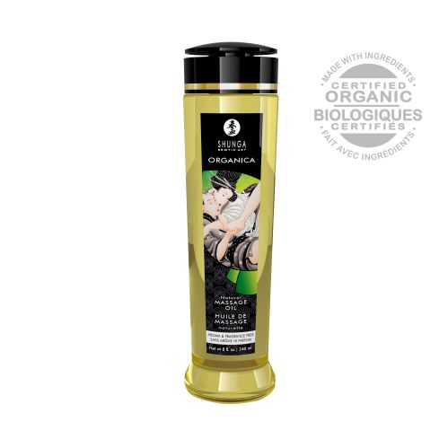 Shunga Organica Fragrance Free Massage Oil 8 fl. oz