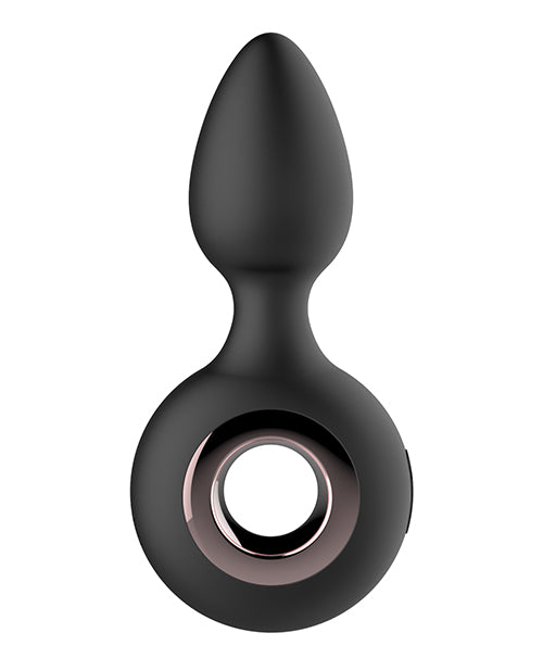 Gender Fluid Tremor Ring Plug Anal Vibe - Black