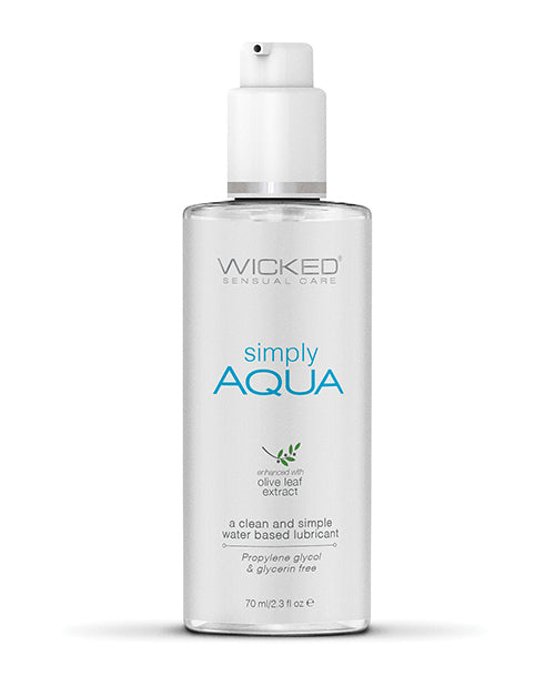 Wicked Sensual Care Simply Aqua Water Based Lubricant - The Lingerie Store
