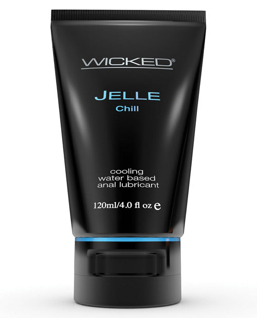 Wicked Sensual Care Jelle Cooling Water Based Anal Gel Lubricant - 4 oz - The Lingerie Store