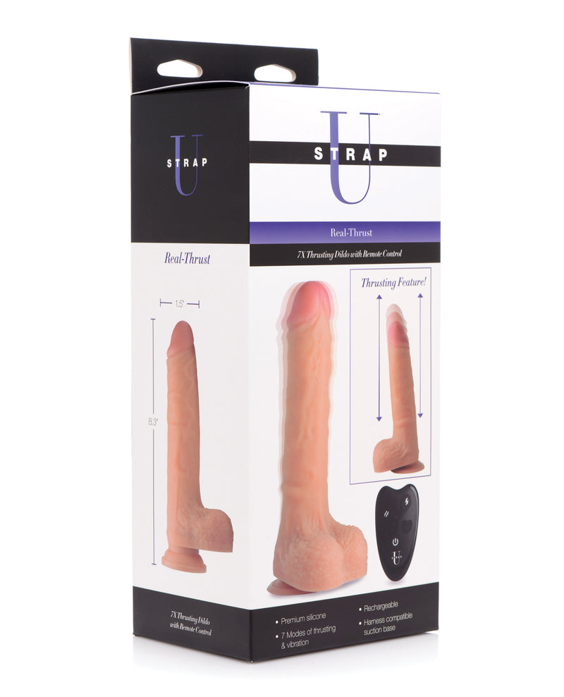 Strap U Thrusting Dildo w/Remote Control - The Lingerie Store