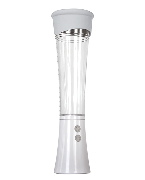 Zero Tolerance Sucking Good Rechargeable Vibrating Pump - White/Clear