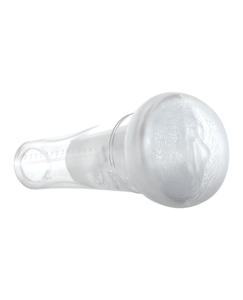 Zero Tolerance Sucking Good Rechargeable Vibrating Pump - White/Clear
