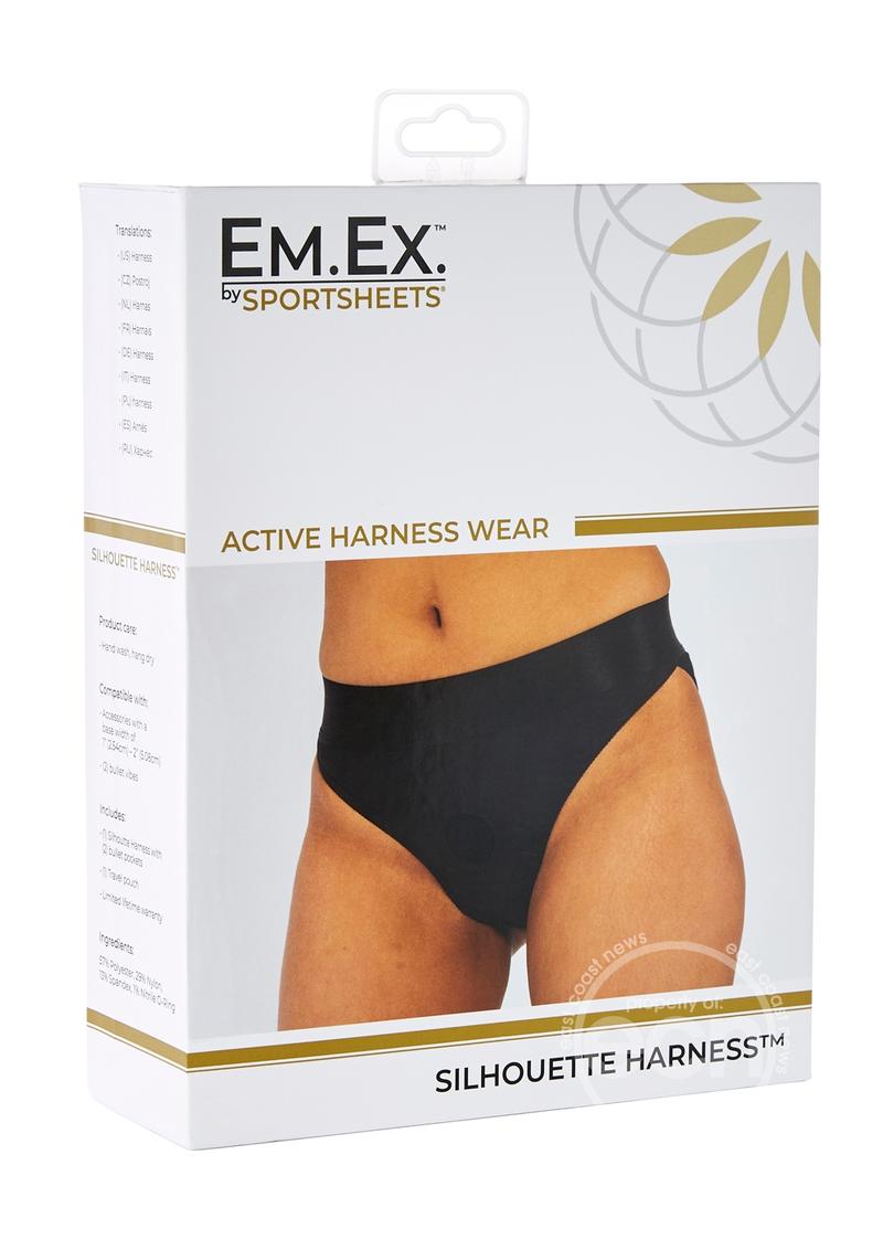 EM. EX. Active Harness Wear Silouette Harness Bikini Cut - The Lingerie Store