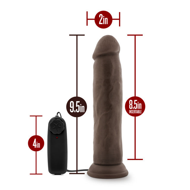 Dr. Skin Dr. Throb Vibrating Dildo with Remote Control 9.5in