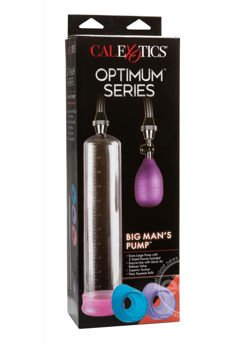 Optimum Series Big Man's Pump - Clear - The Lingerie Store