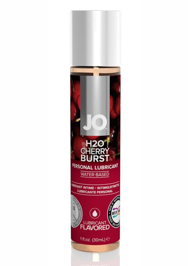 Jo H2O Water Based Personal Flavored Lubricant Cherry Burst - The Lingerie Store