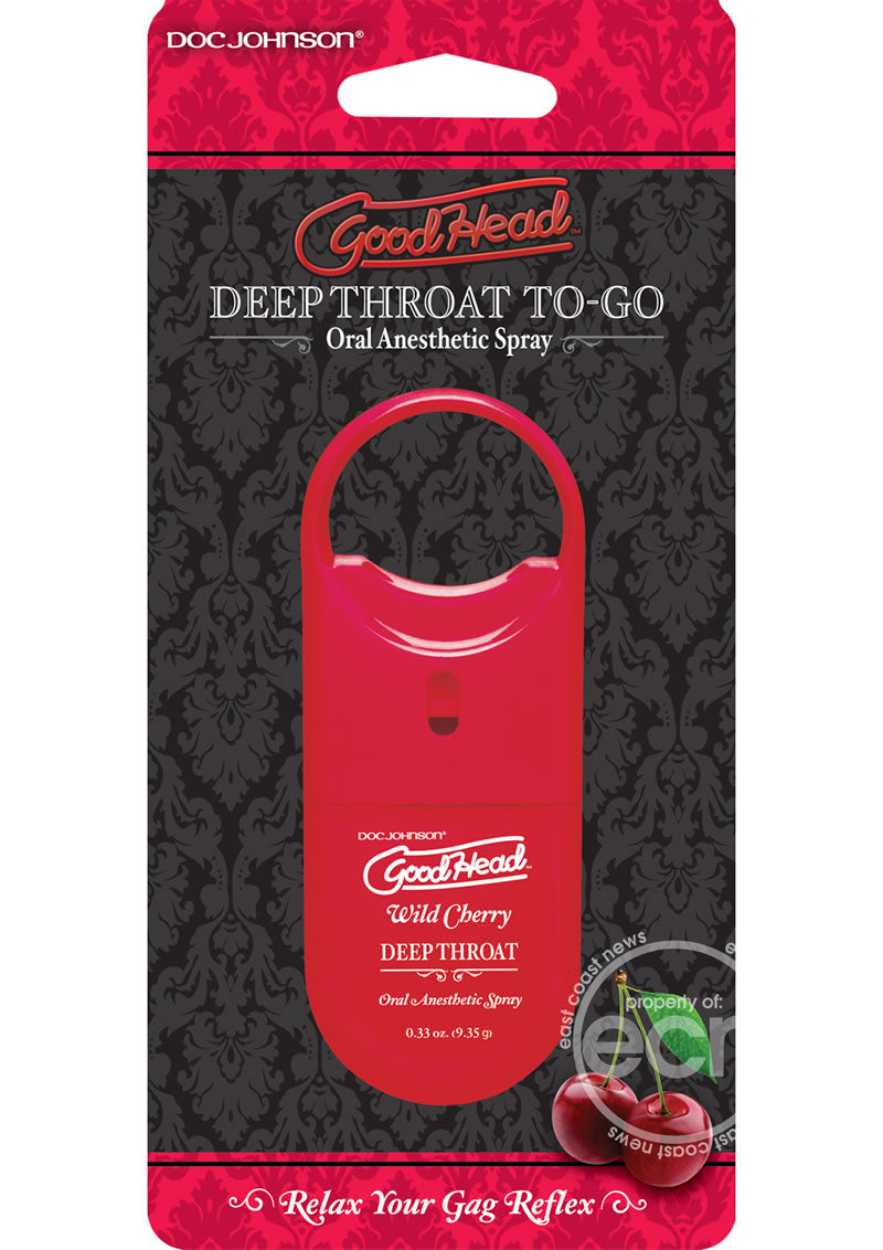 Goodhead Deep Throat To-Go Oral Anesthetic Spray .33oz - The Lingerie Store