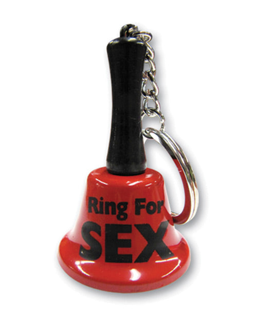 "Ring For" Bell Keychain
